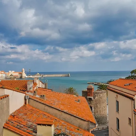 Le Mirador Duplex Avec Vue Mer, Clim Et Garage Appartement Collioure